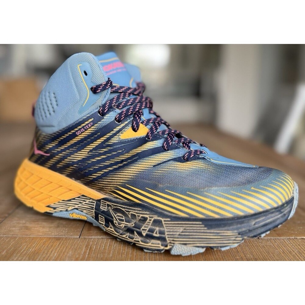 Hoka One Women's Speedgoat Mid 2 Gore-Tex 9.5 Hiking Trail Running Shoe Boot